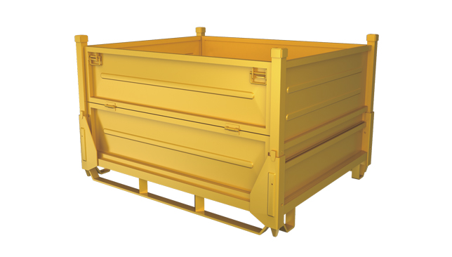 可折叠金属铁板箱