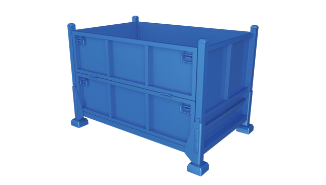 可折叠金属铁板箱